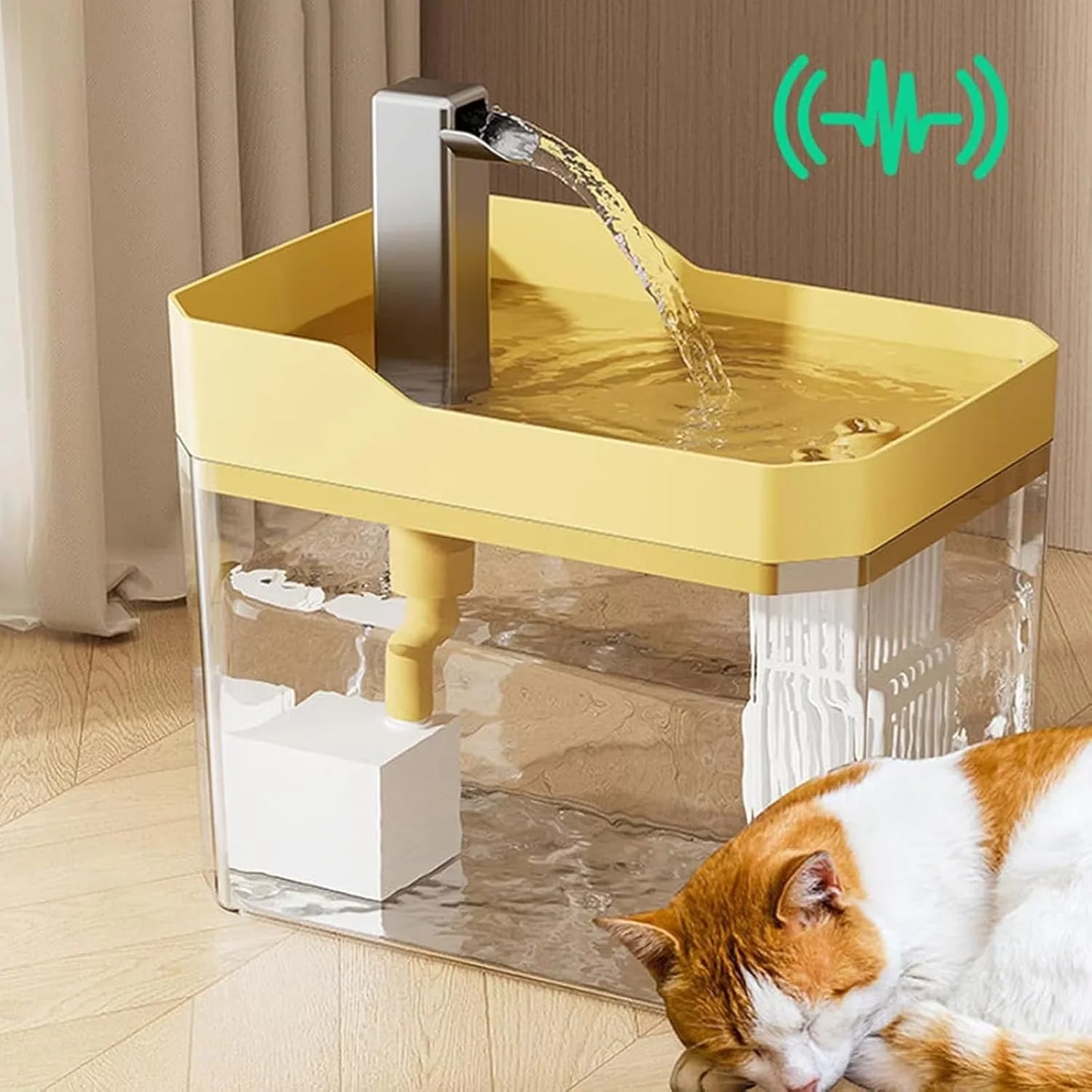 USB Automatic Water Drinking Fountain Dispenser live water circulation Cat Water Bowl Removable with Pump Water Filter Silent
