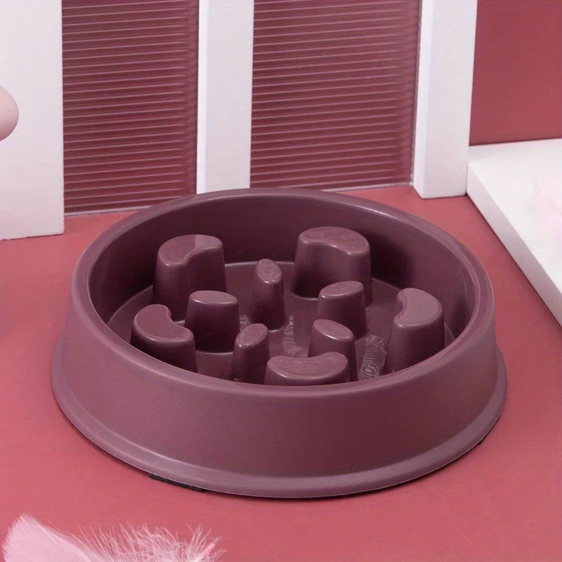 Non-Slip Slow Feeder Bowl for Dogs & Cats – Prevents Choking & Promotes Healthy Eating
