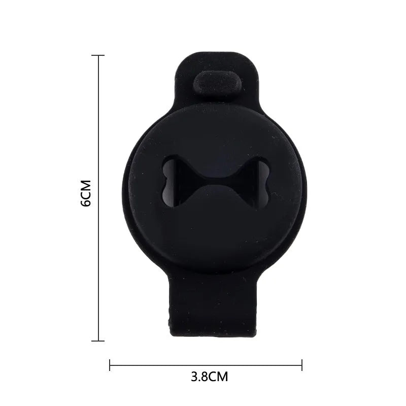 Airtag Dog Collar Holder Silicone Appl Air Tag Protective Cover Case Suitable For Cat And Pet Harness Ring