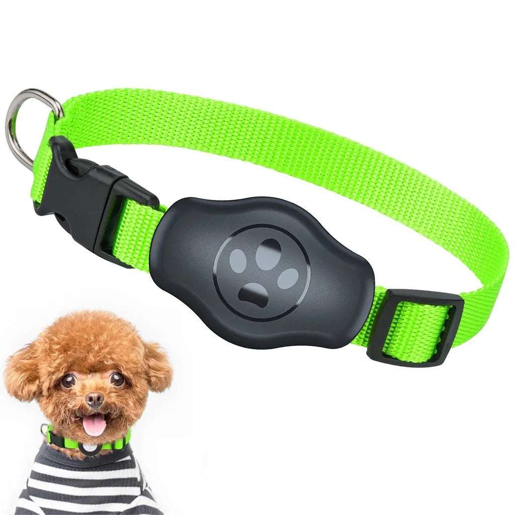 Upgraded AirTag Dog Collar, IP68 Waterproof Air Tag Holder, Reflective, Ultra-Durable, Comfortable for Small Medium Large Pet