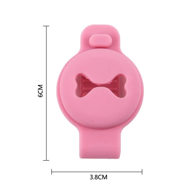 Airtag Dog Collar Holder Silicone Appl Air Tag Protective Cover Case Suitable For Cat And Pet Harness Ring