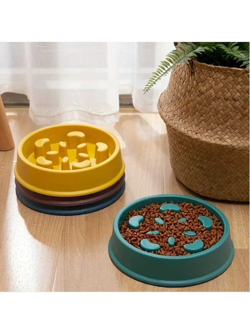 Non-Slip Slow Feeder Bowl for Dogs & Cats – Prevents Choking & Promotes Healthy Eating