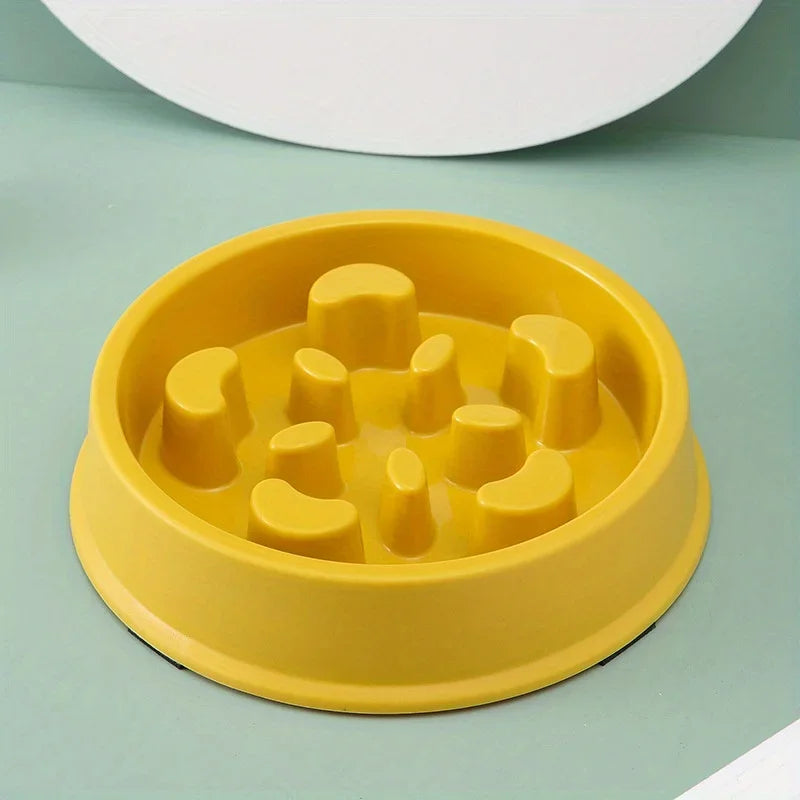 Non-Slip Slow Feeder Bowl for Dogs & Cats – Prevents Choking & Promotes Healthy Eating