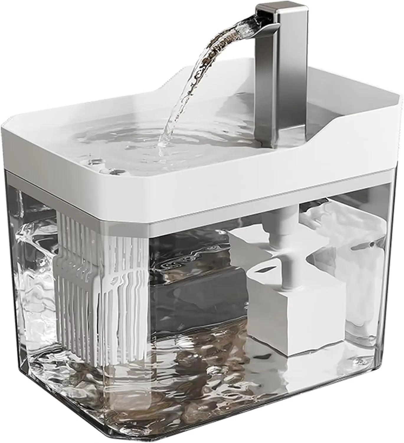USB Automatic Water Drinking Fountain Dispenser live water circulation Cat Water Bowl Removable with Pump Water Filter Silent