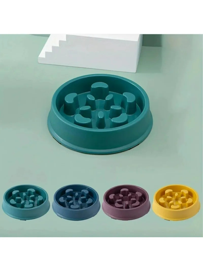 Non-Slip Slow Feeder Bowl for Dogs & Cats – Prevents Choking & Promotes Healthy Eating