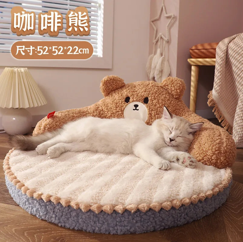 Cat Nest Four Seasons General Cat Bed Winter Pet Bed Cat Sleep Litter Kittens Supplies Winter Warm Cats Mat