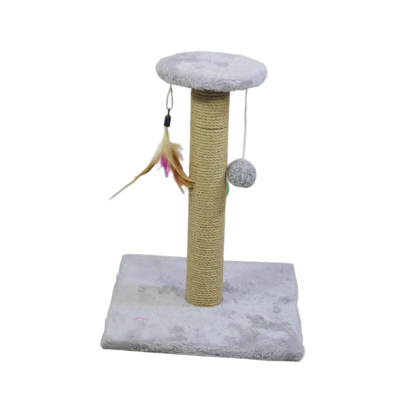 Cat Scratching Post Sisal Scratcher Board Funny Interactive Toy Climbing Kitten Cat Post for Small Cats Kittens Supplies