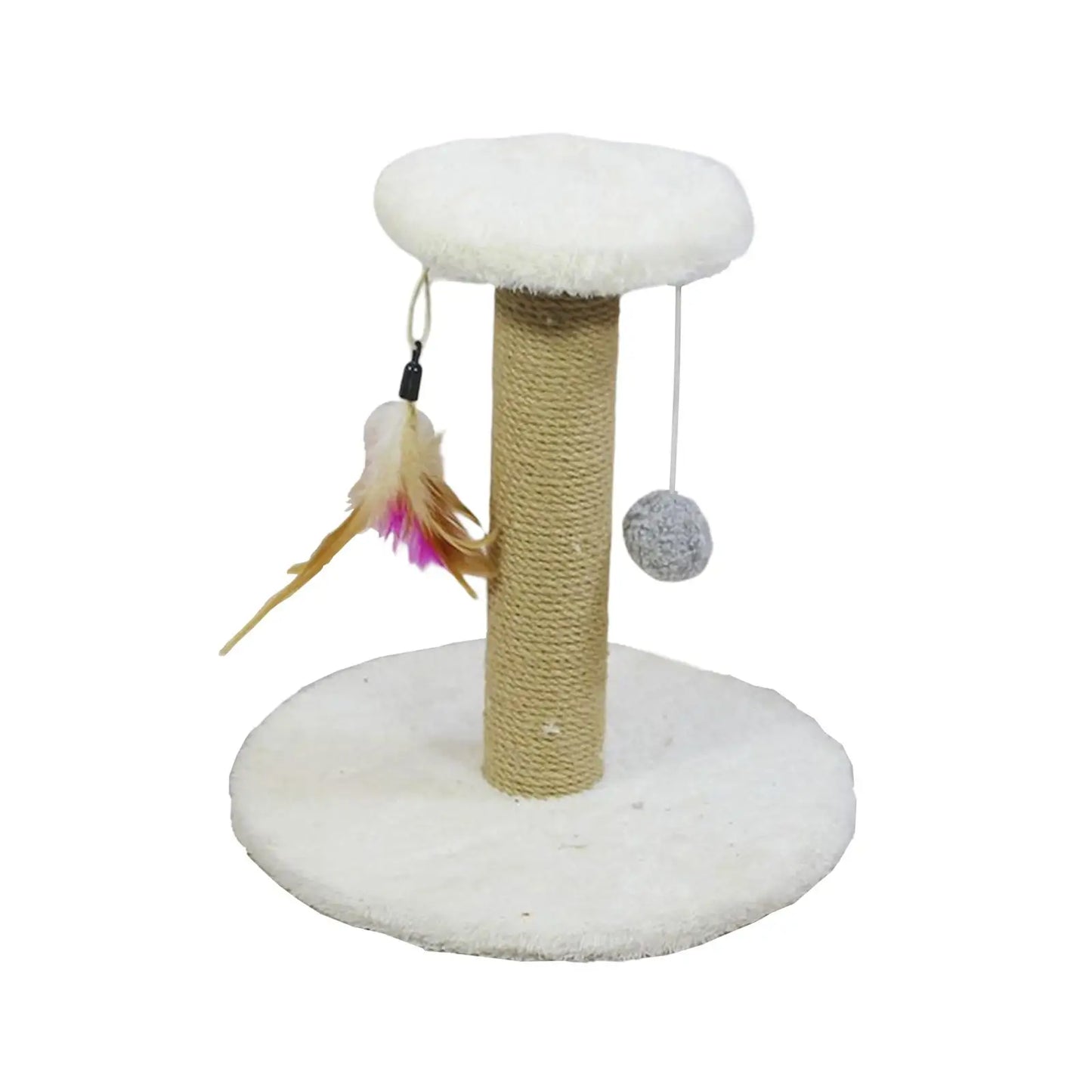 Cat Scratching Post Sisal Scratcher Board Funny Interactive Toy Climbing Kitten Cat Post for Small Cats Kittens Supplies