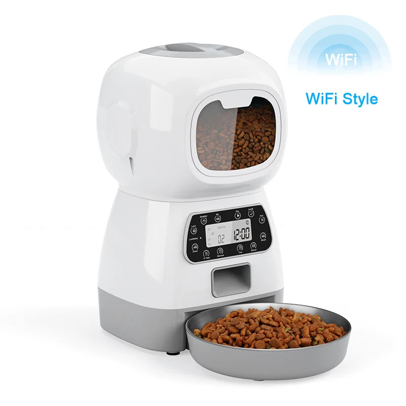 3.5L Smart Pet Feeder Automatic Cat Food Dispenser  Dog Bowl Automatic Cat Feeder Dog Slow Food Machine With Timed Quantitative