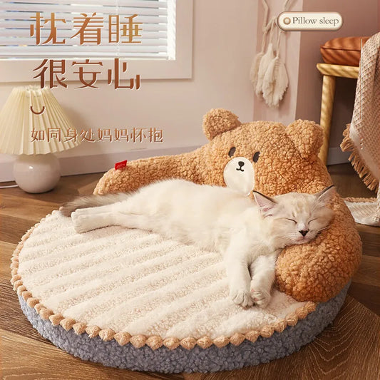 Cat Nest Four Seasons General Cat Bed Winter Pet Bed Cat Sleep Litter Kittens Supplies Winter Warm Cats Mat