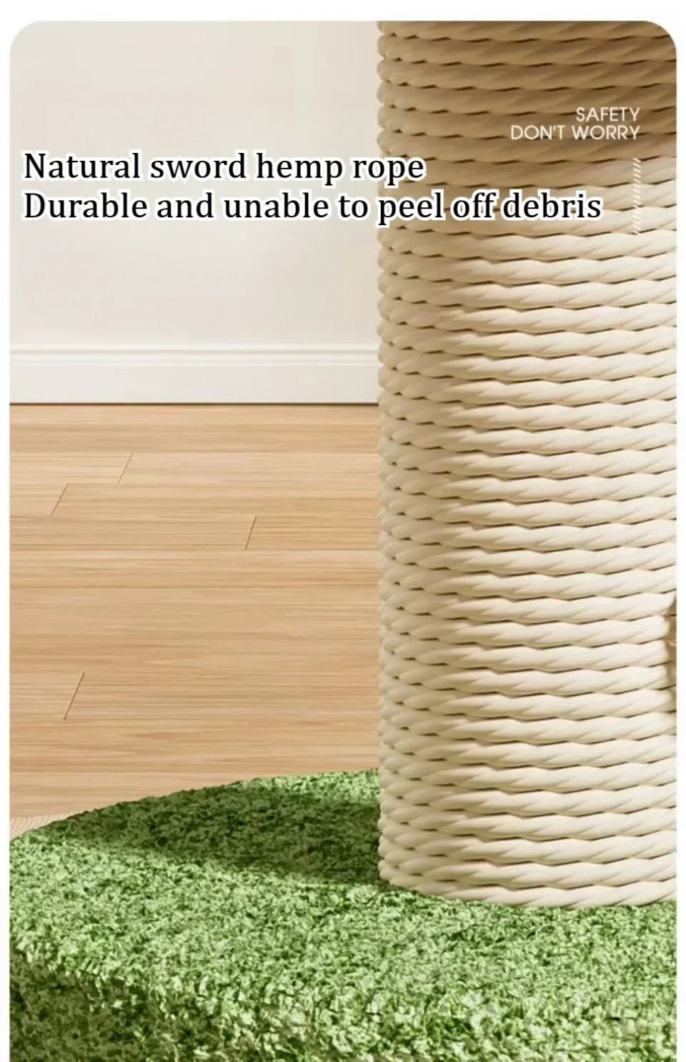 Mushroom Cat Scratching Tree Wear-resistant Scratching Column Kitten Climbing Frame Kitty Toys Household Cat Climbing Tower