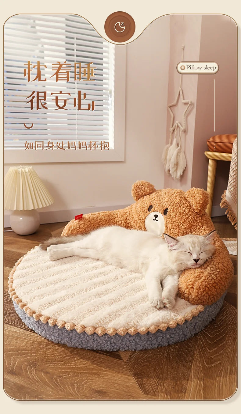 Cat Nest Four Seasons General Cat Bed Winter Pet Bed Cat Sleep Litter Kittens Supplies Winter Warm Cats Mat