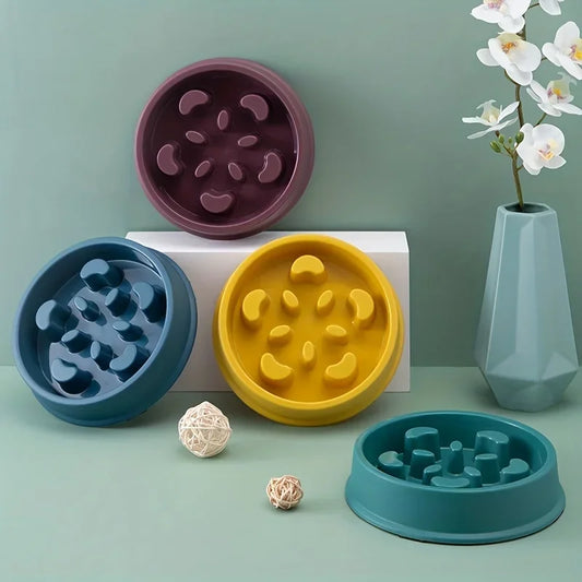 Non-Slip Slow Feeder Bowl for Dogs & Cats – Prevents Choking & Promotes Healthy Eating