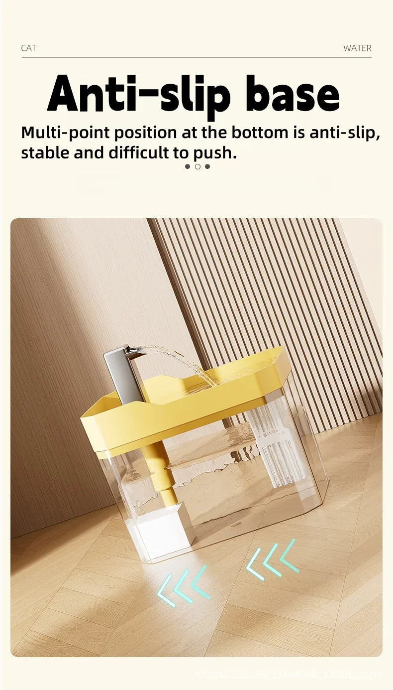 1.5L Pet Cat Water Fountain Automatic Circulating Drinking Dispenser with USB Filter Live Water  Circulation Cat Accessories