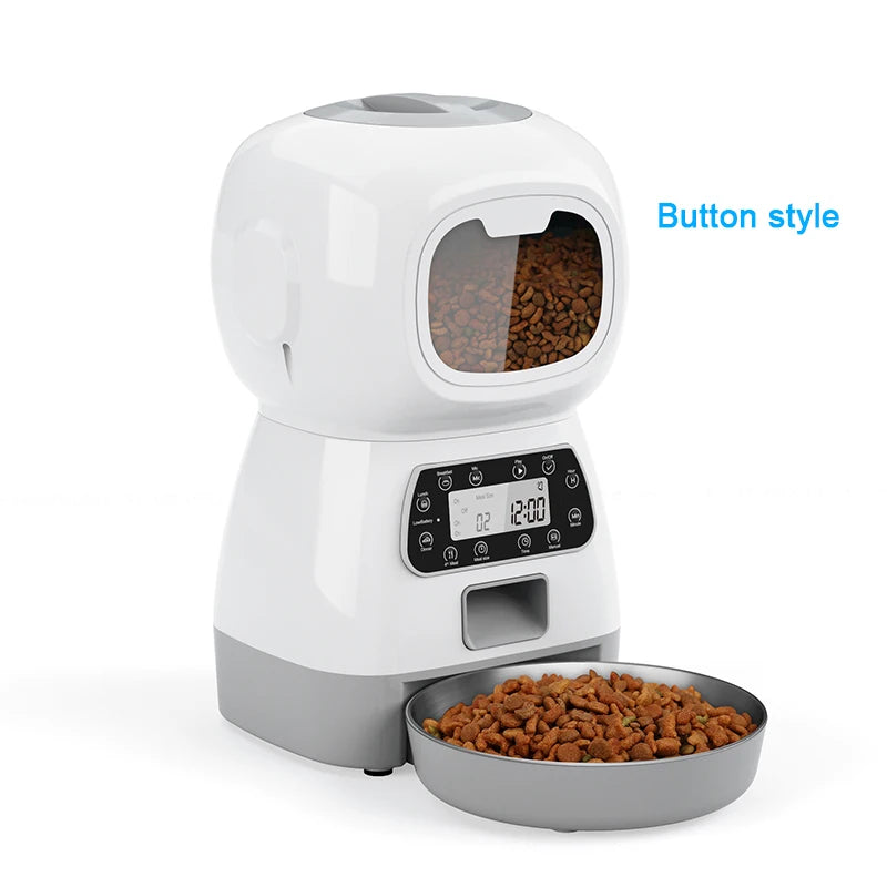 3.5L Smart Pet Feeder Automatic Cat Food Dispenser  Dog Bowl Automatic Cat Feeder Dog Slow Food Machine With Timed Quantitative