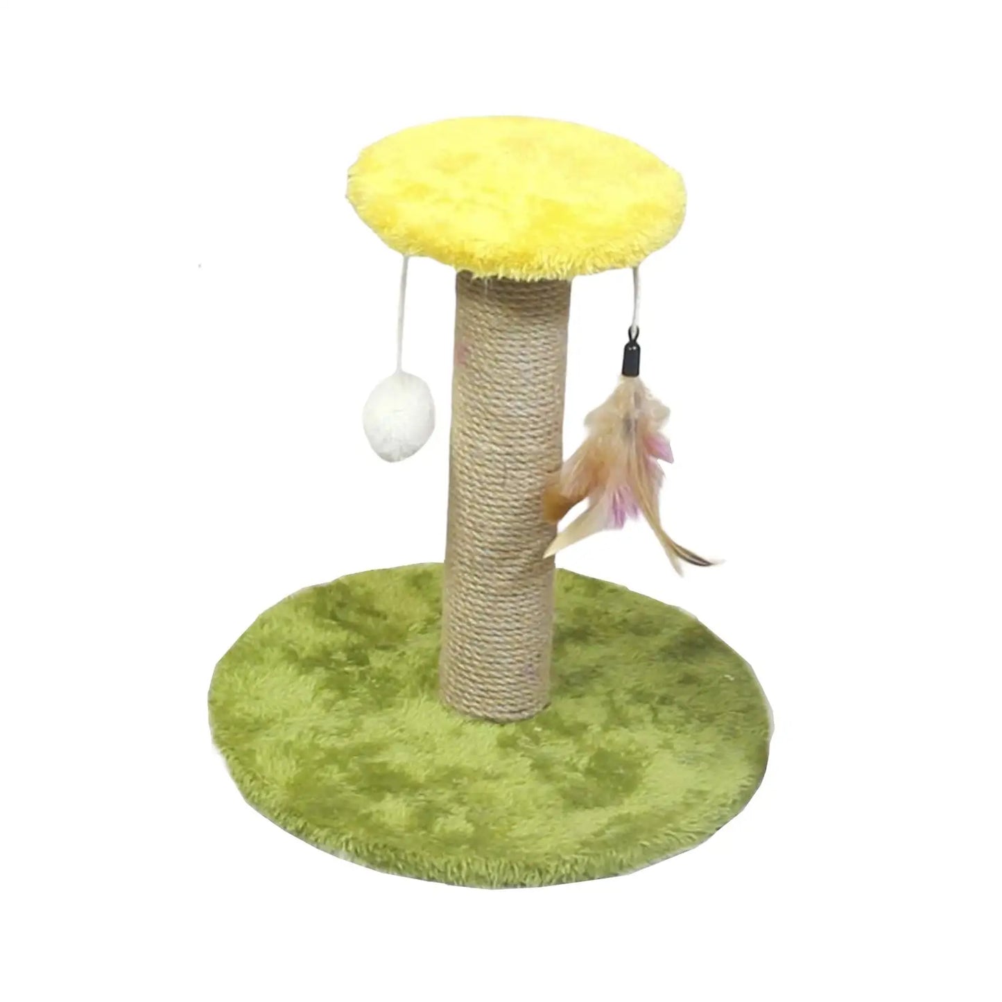 Cat Scratching Post Sisal Scratcher Board Funny Interactive Toy Climbing Kitten Cat Post for Small Cats Kittens Supplies