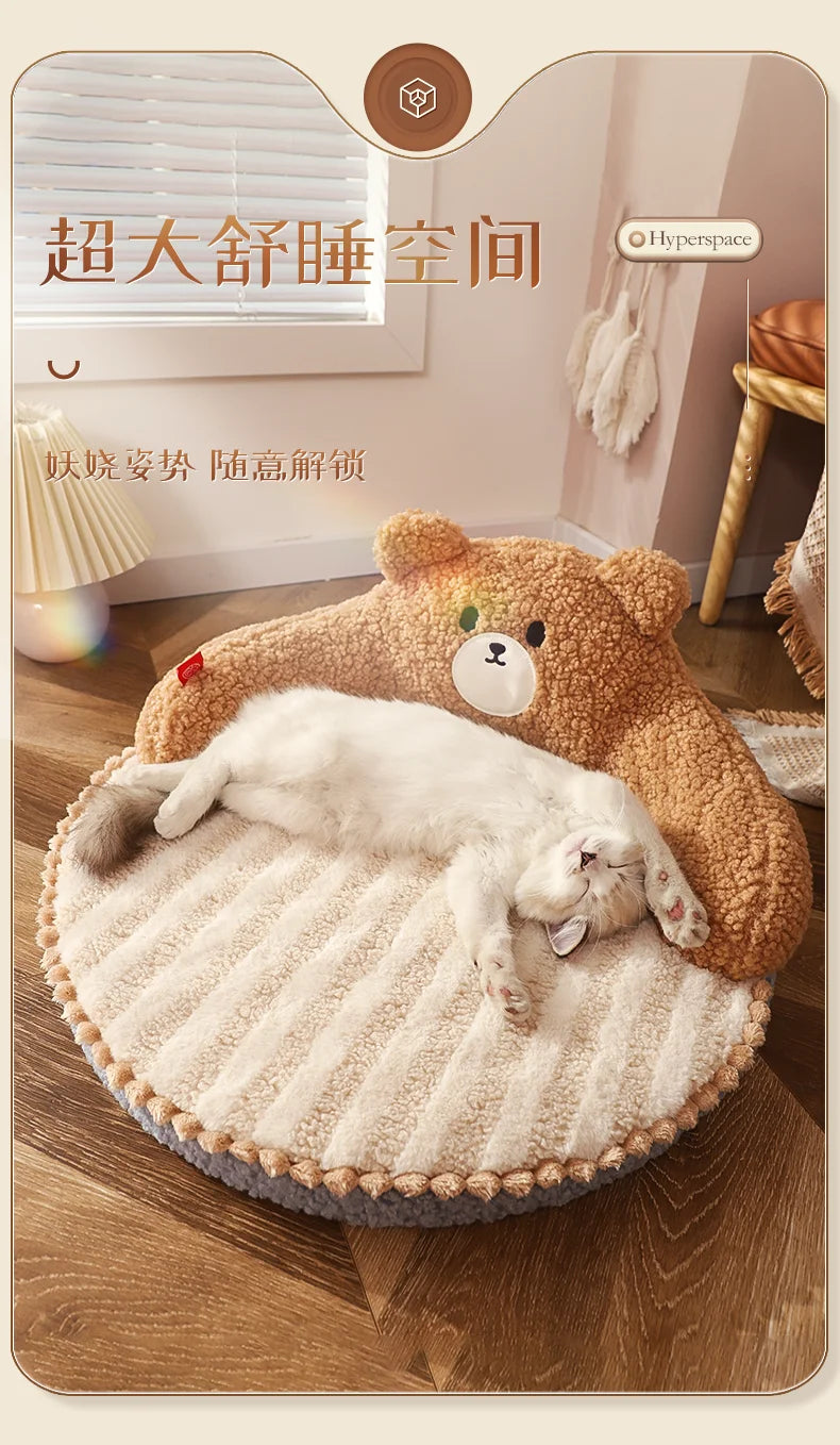 Cat Nest Four Seasons General Cat Bed Winter Pet Bed Cat Sleep Litter Kittens Supplies Winter Warm Cats Mat