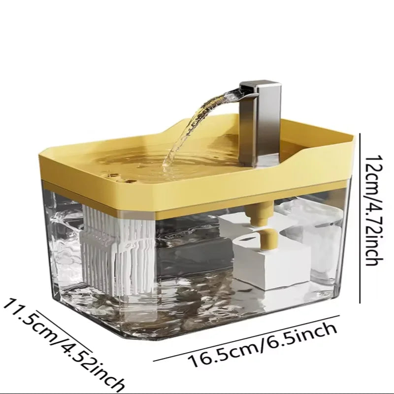 1.5L Pet Cat Water Fountain Automatic Circulating Drinking Dispenser with USB Filter Live Water  Circulation Cat Accessories