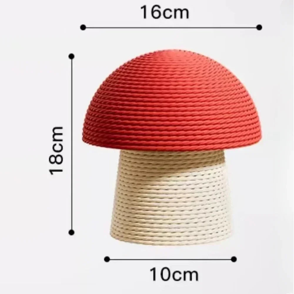 Mushroom Cat Scratching Tree Wear-resistant Scratching Column Kitten Climbing Frame Kitty Toys Household Cat Climbing Tower