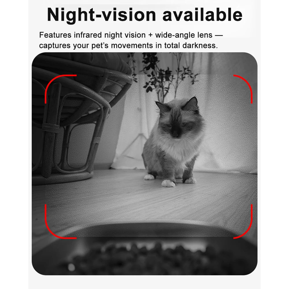 Smart Pet Feeder Automatic Cat Feeder Dog Slow Food Machine With Timed Quantitative Automatic Cat Food Dispenser Dog Cat Bowl