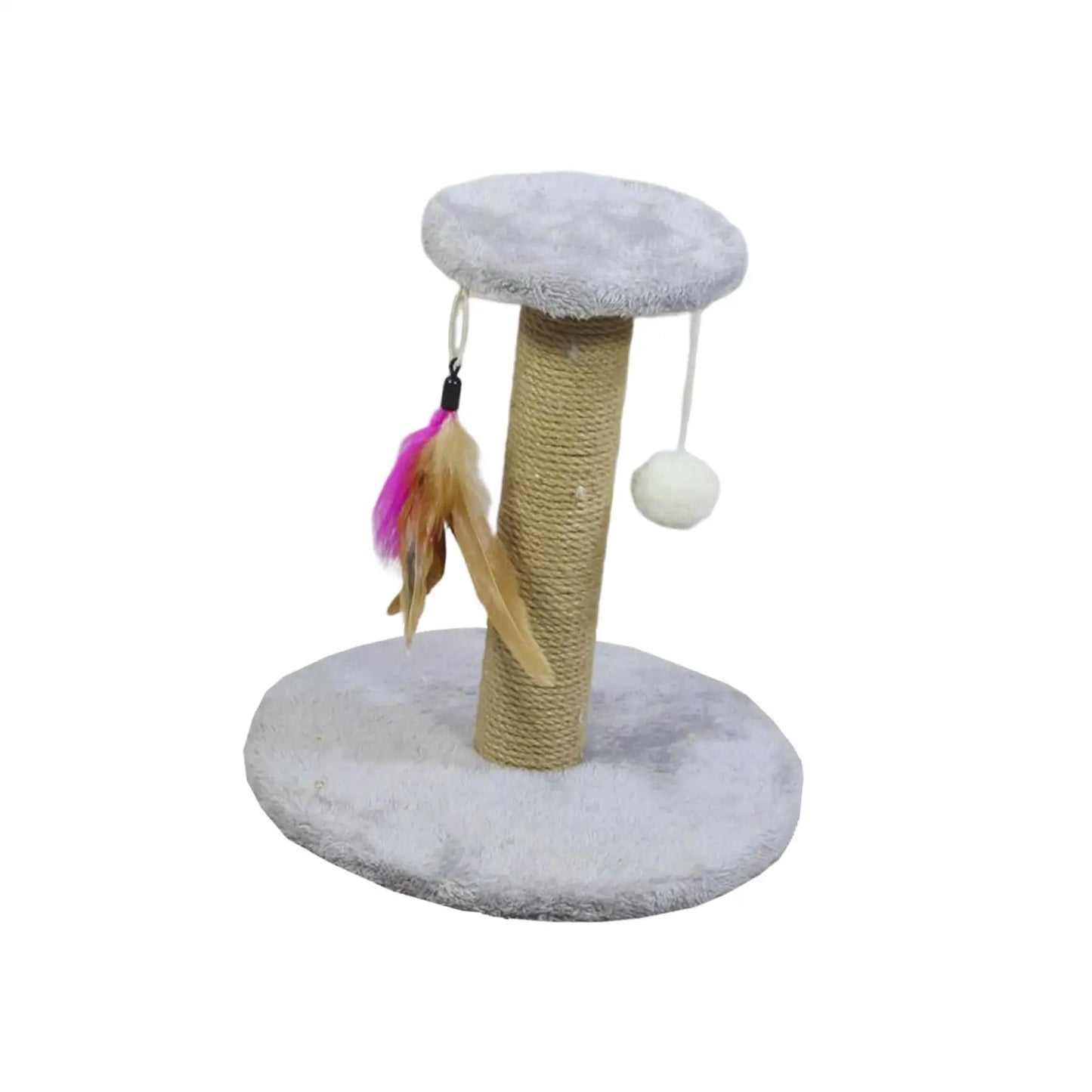 Cat Scratching Post Sisal Scratcher Board Funny Interactive Toy Climbing Kitten Cat Post for Small Cats Kittens Supplies