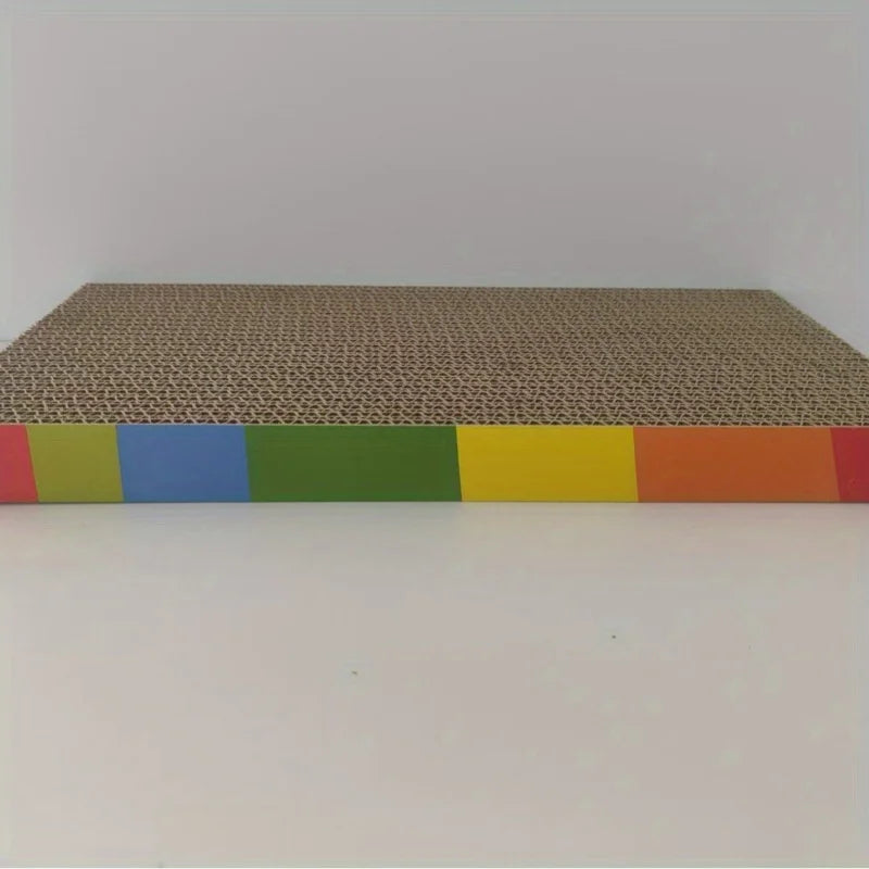 Corrugated Cardboard Cat Scratching Post - Interactive Cat Scratcher Pad,Play Rest Mat for Indoor Cats,Comfortable Pet Accessory
