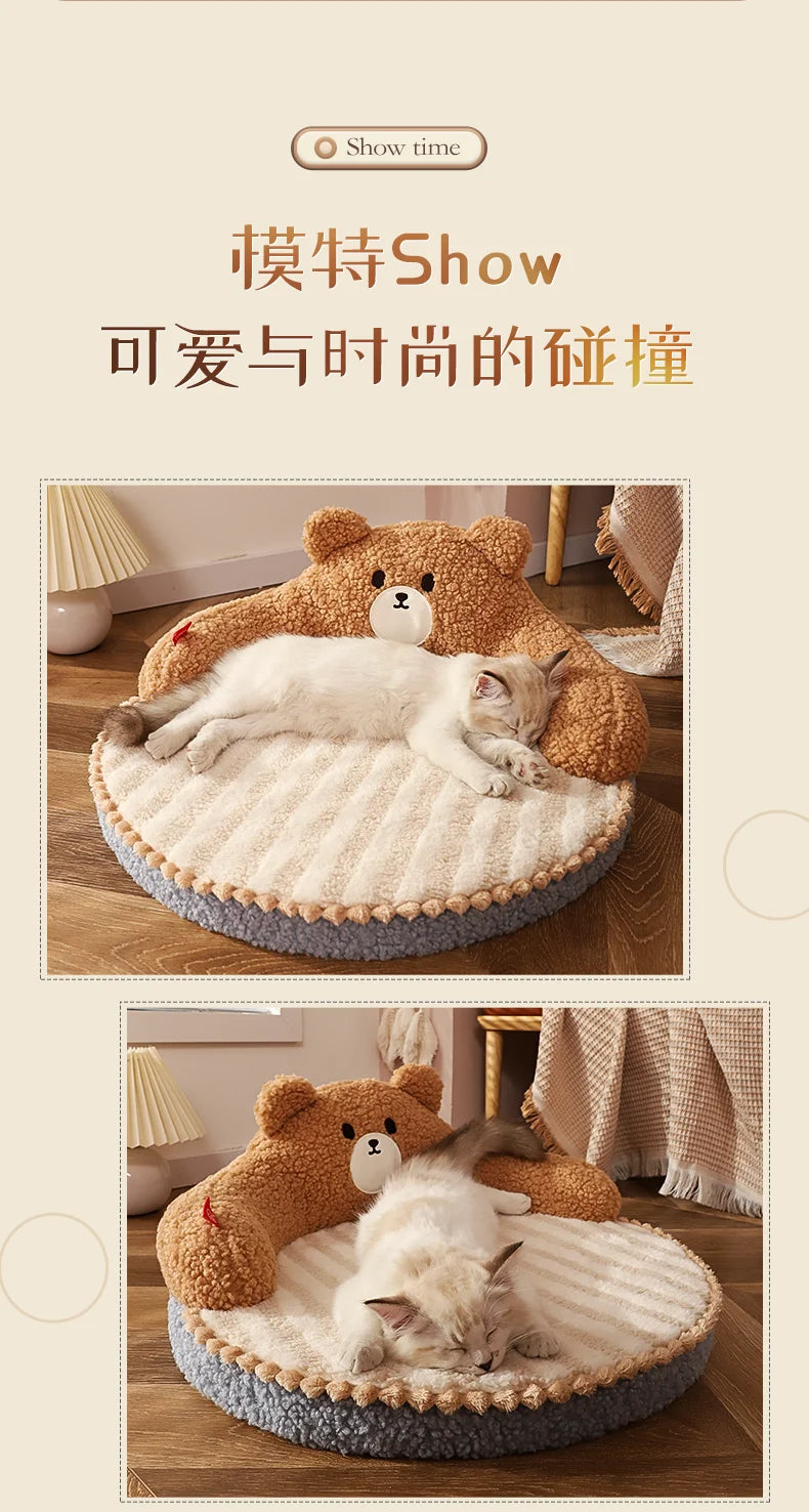 Cat Nest Four Seasons General Cat Bed Winter Pet Bed Cat Sleep Litter Kittens Supplies Winter Warm Cats Mat